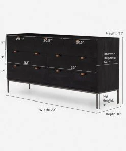 Lulu And Georgia Furniture Rosamonde 7-Drawer Dresser