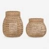 Lulu And Georgia Soleil Woven Lanterns (Set Of 2) Outdoor Collection