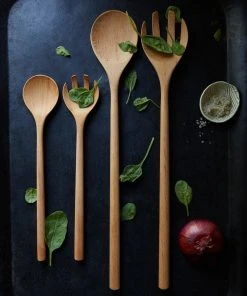 Lulu And Georgia Kitchen + Dining Salad Servers, Beechwood