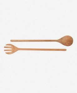 Lulu And Georgia Kitchen + Dining Salad Servers, Beechwood