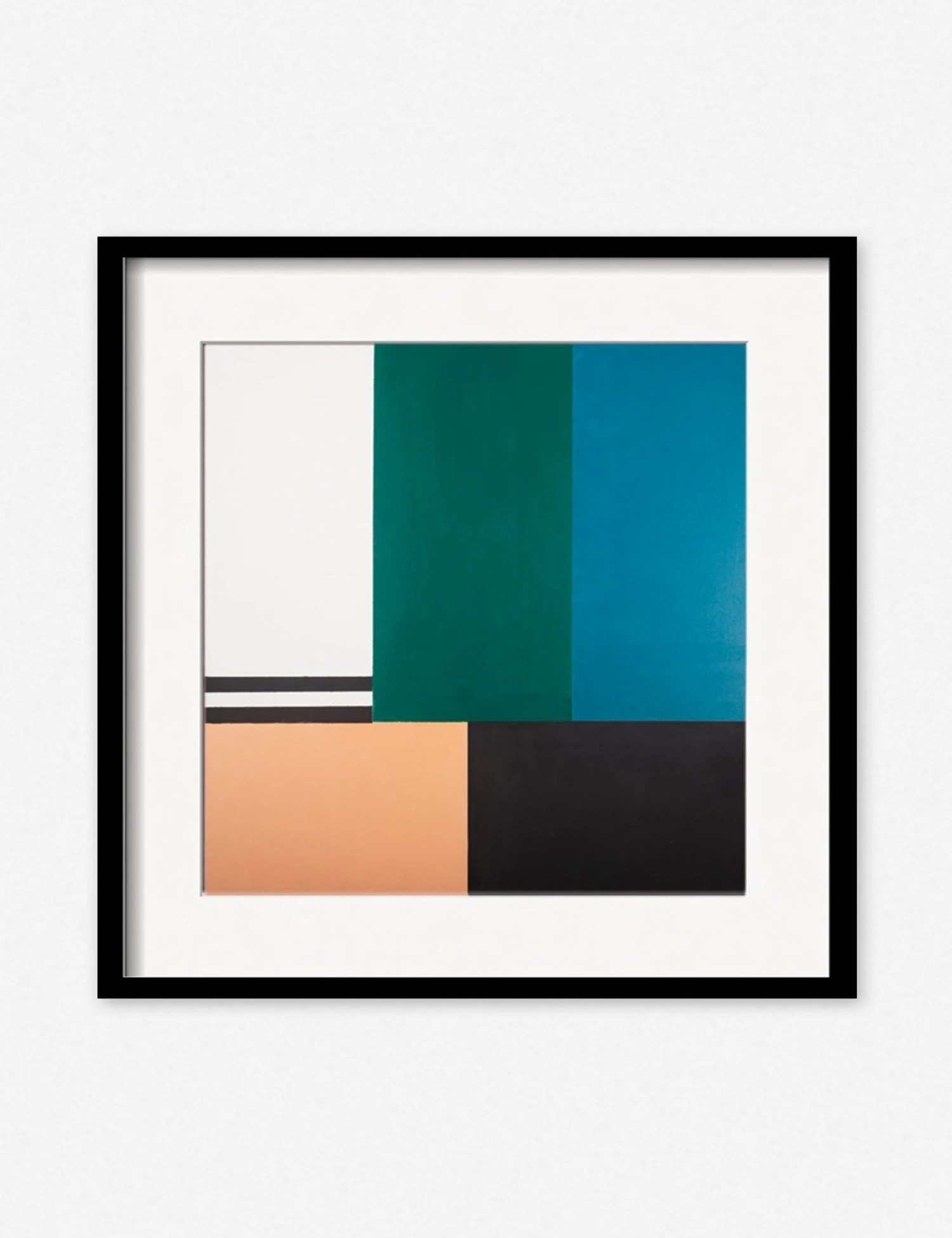 sarah_white_white_wood_3_black_e32af8c2-1bee-45a4-9ed5-d604dcbcaaa6.jpg Lulu And Georgia 'White Wood 3' Print By Sarah White Walls