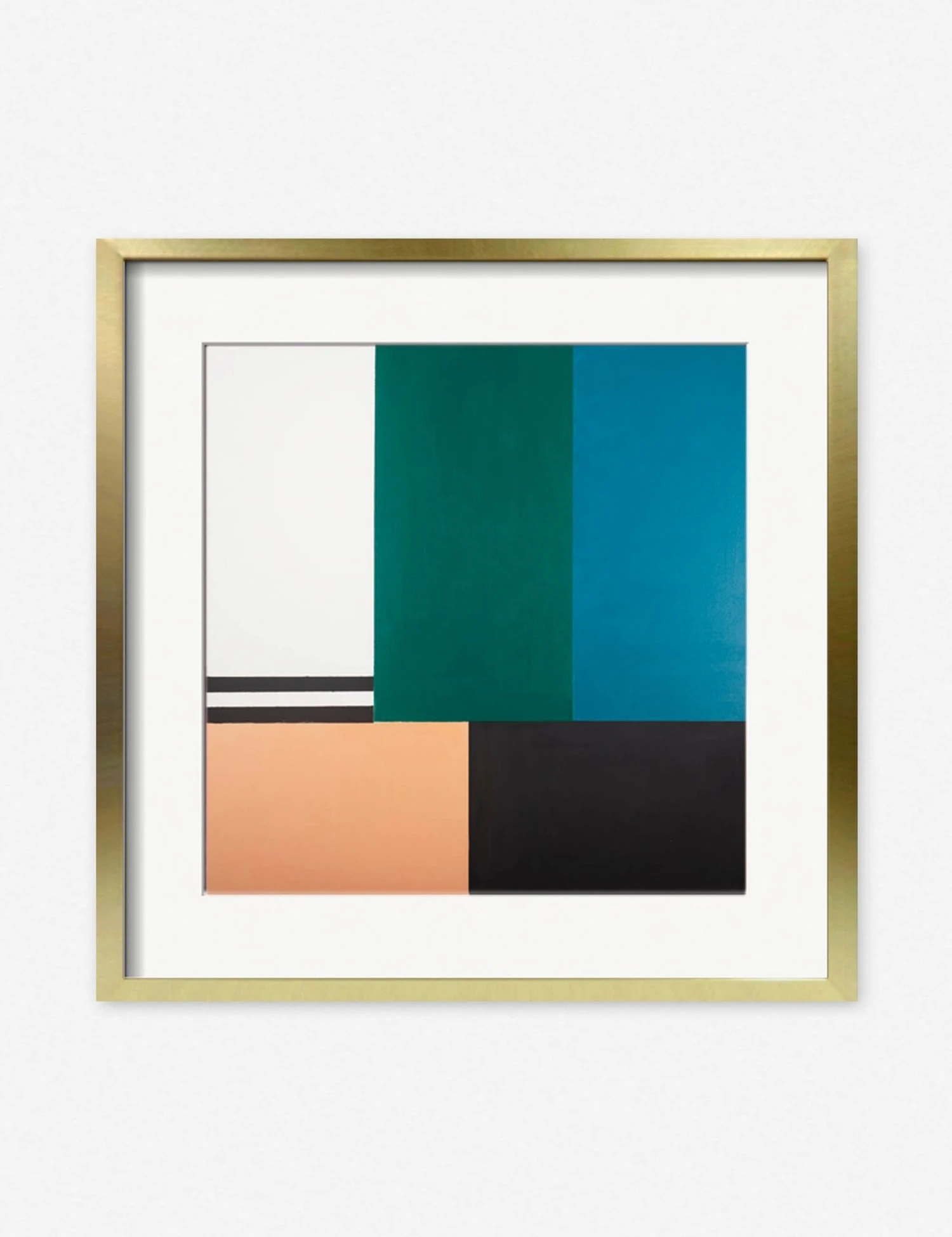 sarah_white_white_wood_3_gold_ed628c00-2131-4e43-b7c6-da4c3bfe515a.jpg Lulu And Georgia 'White Wood 3' Print By Sarah White Walls