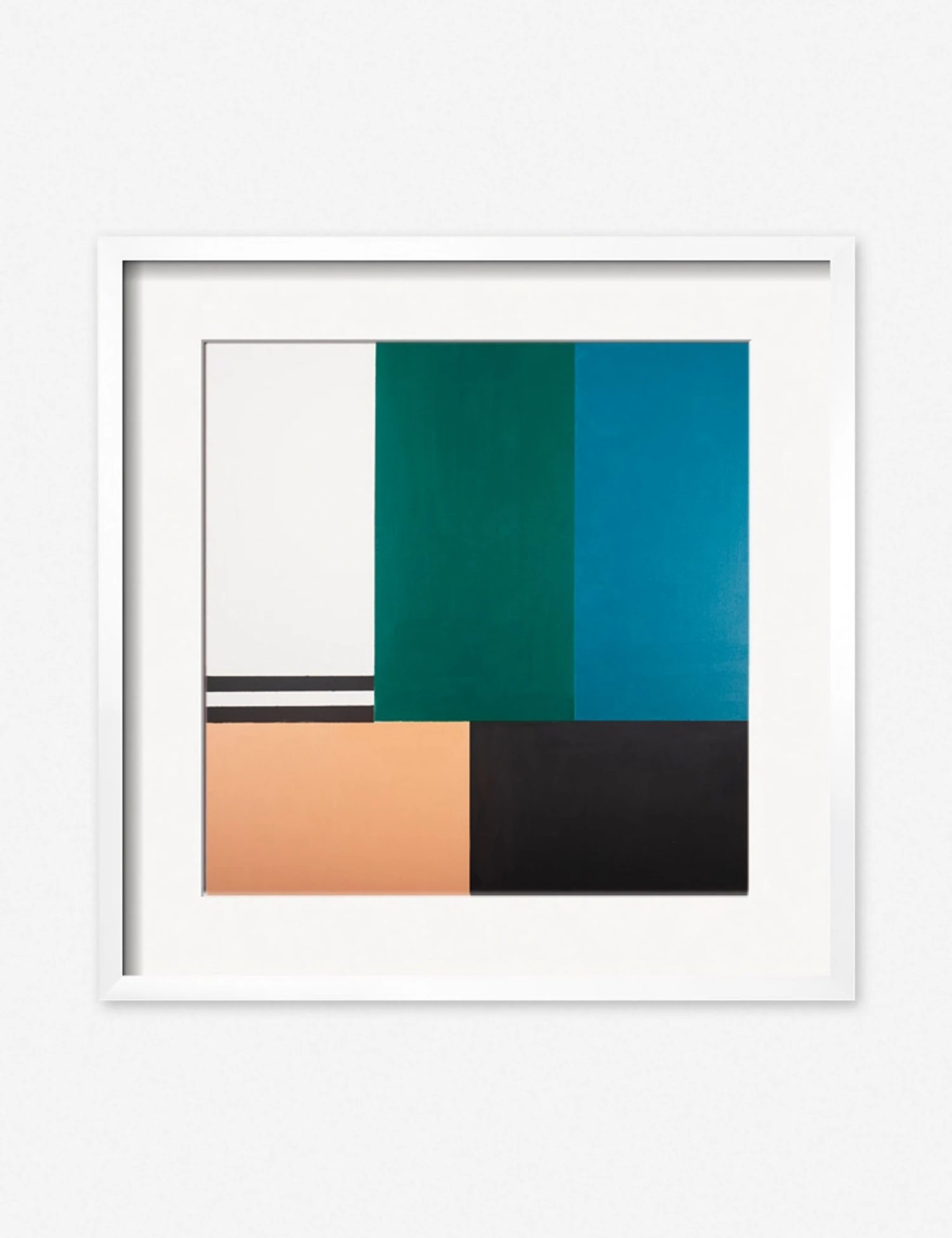 sarah_white_white_wood_3_white_598e46c6-d729-4b32-b7af-d5fd5f58eb5c.jpg Lulu And Georgia 'White Wood 3' Print By Sarah White Walls