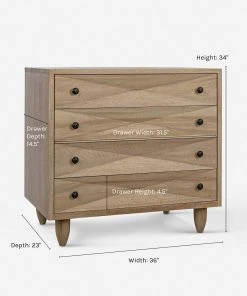 Lulu And Georgia Sen 4-Drawer Dresser 8 Lulu And Georgia Sen 4-Drawer Dresser