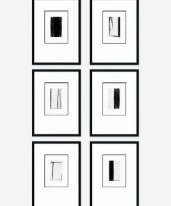 Lulu And Georgia 'Monochrome Moment' Prints (Set Of 6)