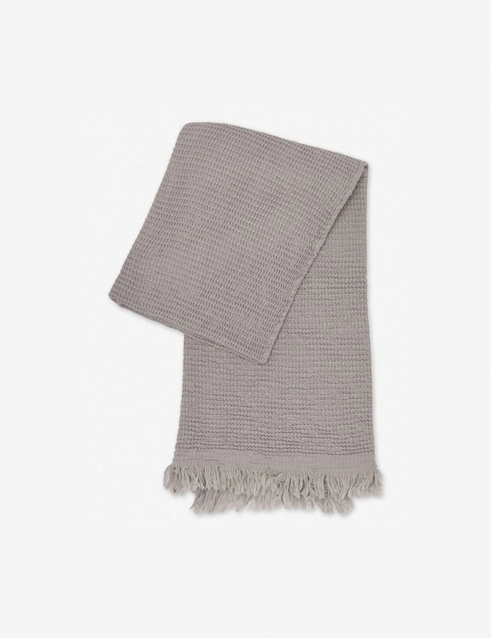 sherra-towel-stone_2.jpg Lulu And Georgia House No. 23 Sherra Waffle Towel Earth Tones