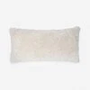 Lulu And Georgia Bouclé + Textural Fabric Samaire Shearling Lumbar Pillow