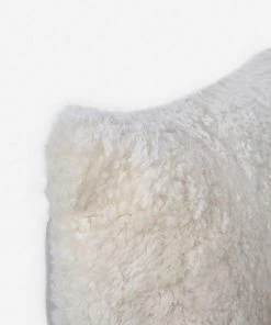 Lulu And Georgia Bouclé + Textural Fabric Samaire Shearling Lumbar Pillow