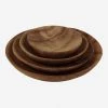 Lulu And Georgia Earth Tones Shallow Dish, Teak Root (Set Of 4)