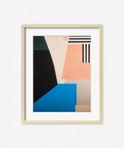 Lulu And Georgia 'White Wood 2' Print By Sarah White