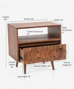 Lulu And Georgia Furniture Tavia Nightstand