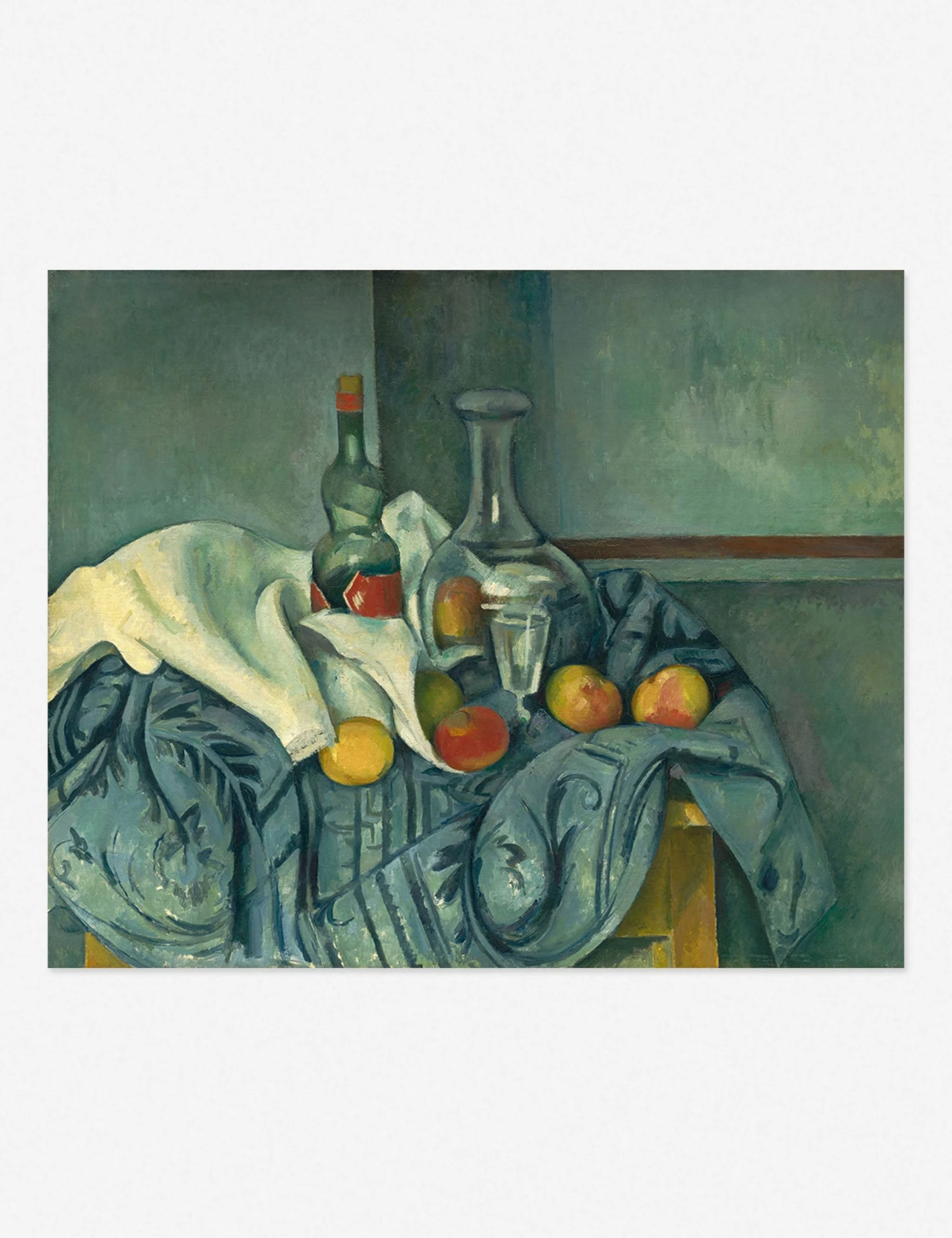 the_peppermint_bottleunframed_1.jpg Lulu And Georgia Walls 'The Peppermint Bottle' Print By Paul Cézanne