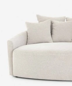 Lulu And Georgia Kaila Media Lounger Curved + Rounded