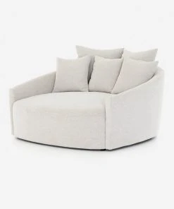 Lulu And Georgia Kaila Media Lounger Curved + Rounded