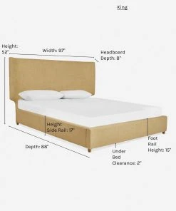 Lulu And Georgia Muted Pastels Valen Platform Bed