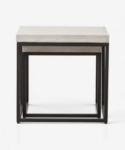 Lulu And Georgia Kallia Indoor / Outdoor Nesting Side Tables (Set Of 2) Outdoor Collection 3 Lulu And Georgia Kallia Indoor / Outdoor Nesting Side Tables (Set Of 2) Outdoor Collection