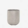 Lulu And Georgia Outdoor Collection Dena Indoor / Outdoor Round Planter, Grey