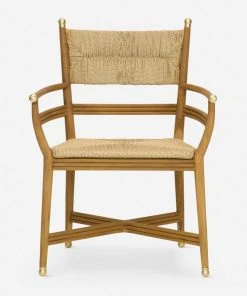 Lulu And Georgia Morris & Co. Kelmscott Rush Indoor / Outdoor Dining Arm Chair Furniture