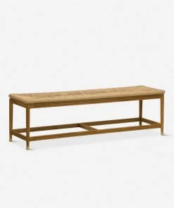 Lulu And Georgia Morris & Co. Kelmscott Rush Indoor / Outdoor Bench Outdoor Collection