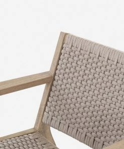Lulu And Georgia Outdoor Collection Ylva Indoor / Outdoor Accent Chair, Natural 8 Lulu And Georgia Outdoor Collection Ylva Indoor / Outdoor Accent Chair, Natural